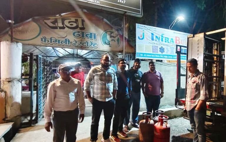 खाद्य विभाग की कार्यवाही: घरेलू व व्यवसायिक गैस सिलेंडर व चुल्हा जब्त