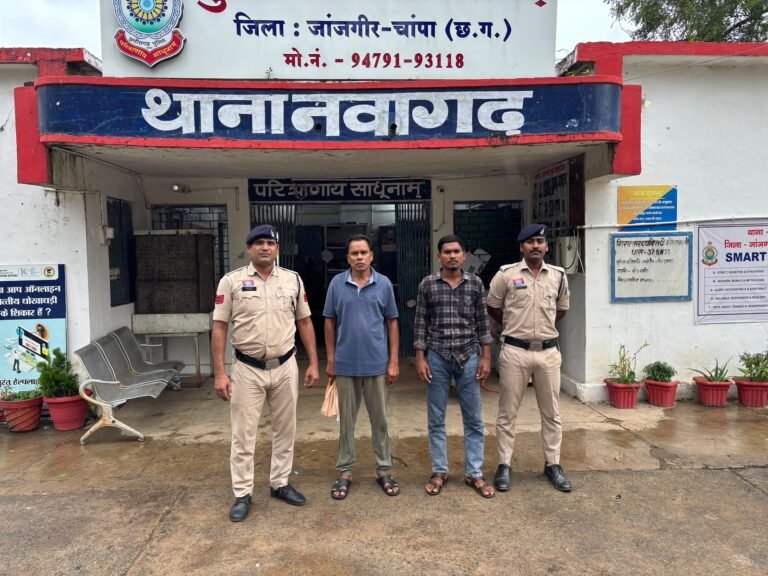 चुनावी रंजिश में उपसरपंच को धमकी देने वाले 02 आरोपी गिरफ्तार